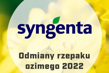Nasiona rzepaku ozimego Syngenta - Katalog odmian 2022